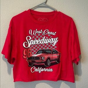 West Coast Speedway Cropped T-Shirt